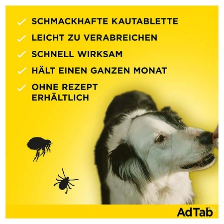 Adtab 112 mg for dogs >2.5 double pack 2X3 pcs