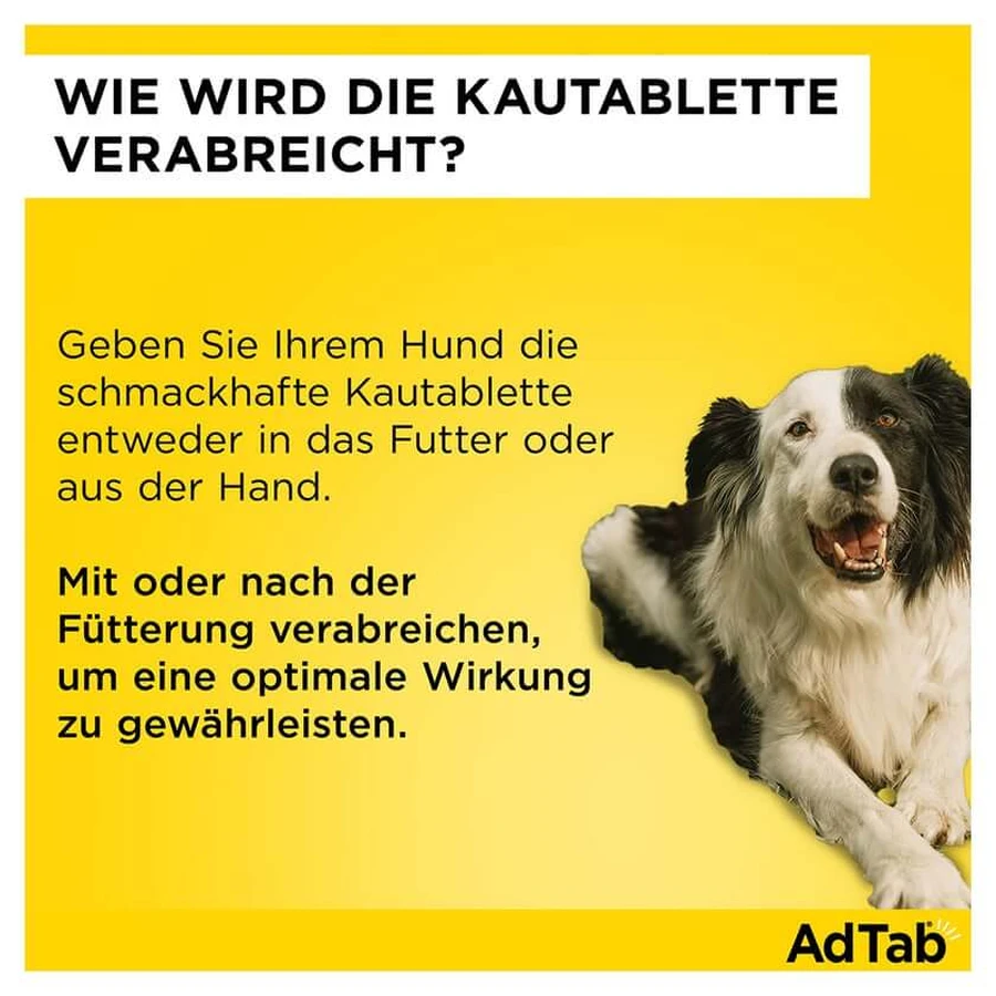 Adtab 112 mg for dogs >2.5 double pack 2X3 pcs