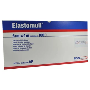 Elastomull 6 cmx4 m 45251 benda elastica di fissaggio 100 pz.