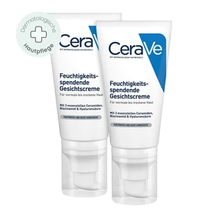 CeraVe Hydraterende Crème Gezicht 2X52 ml