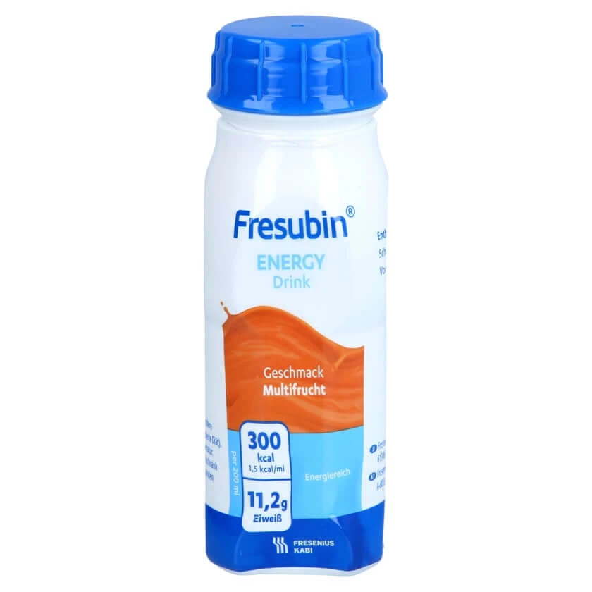 Fresubin Energiedrank Multifruit Flesje 4X200 ml