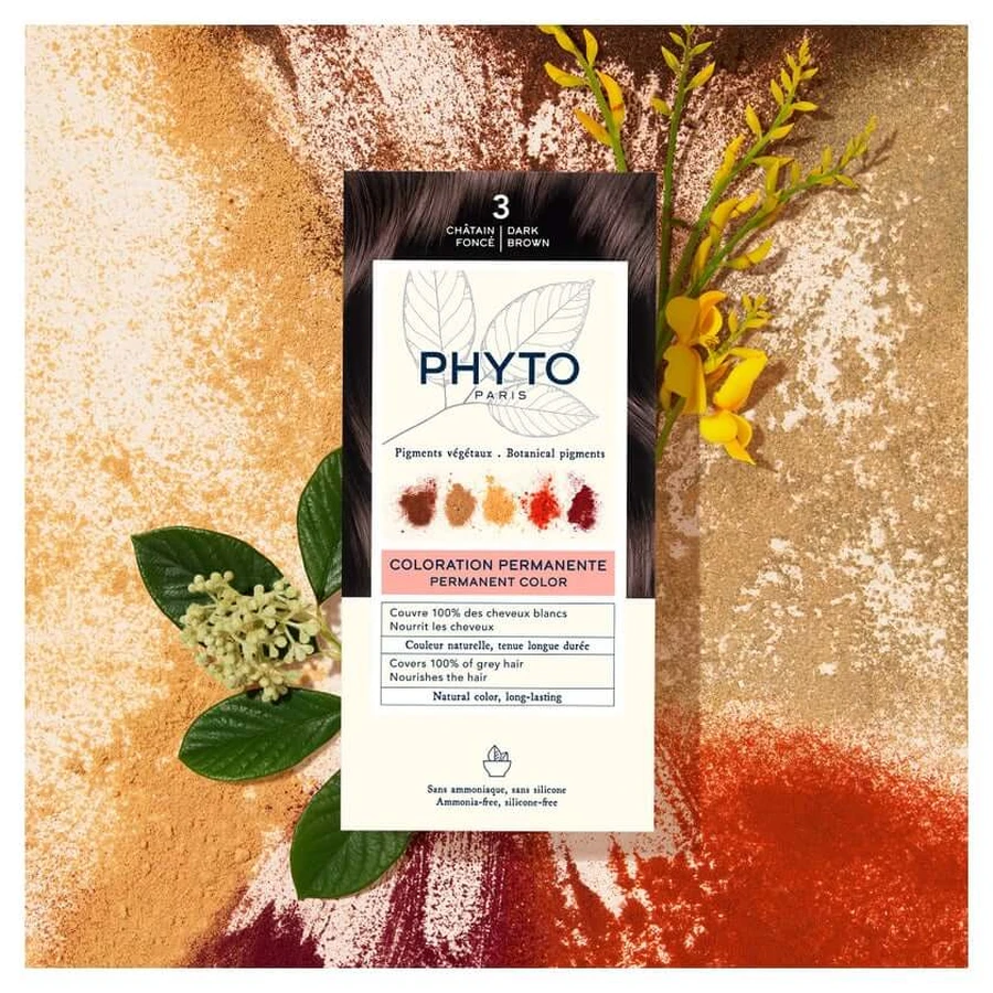 PHYTO PARIS - Phytocolor - 3 Brun închis 1 buc