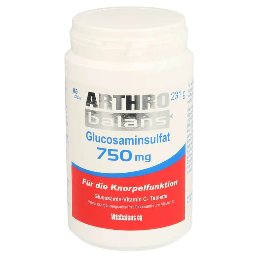 ArthroBalans 750 mg - préparation de glucosamine à haute dose 180 pcs.