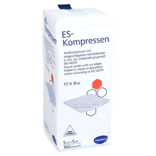 Es-comprese nesterile 5x5 cm 8-fold 100 buc.