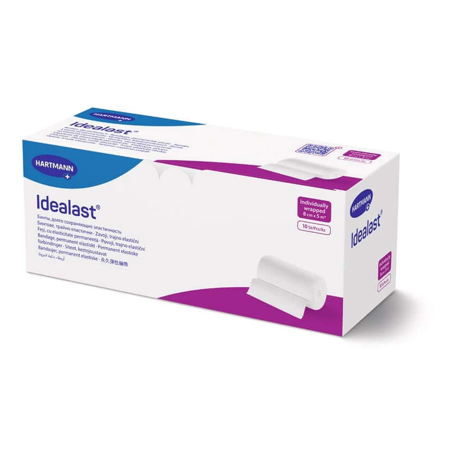 Idealast benda universale 8 cmx5 m bianco 1 pz.
