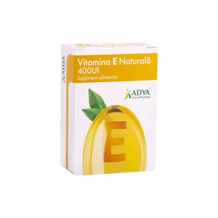 Vitamine E 400IU Adya x 30cps me Adya Green