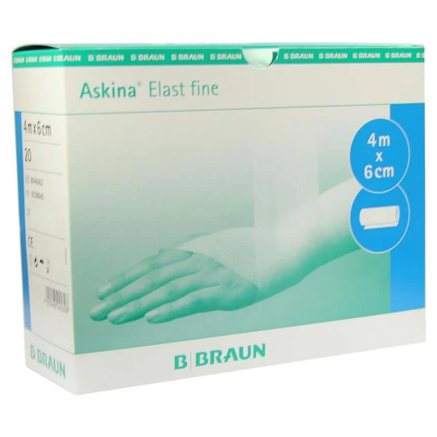 Askina Elast Benda fine 6 cmx4 m sciolta 20 pz.