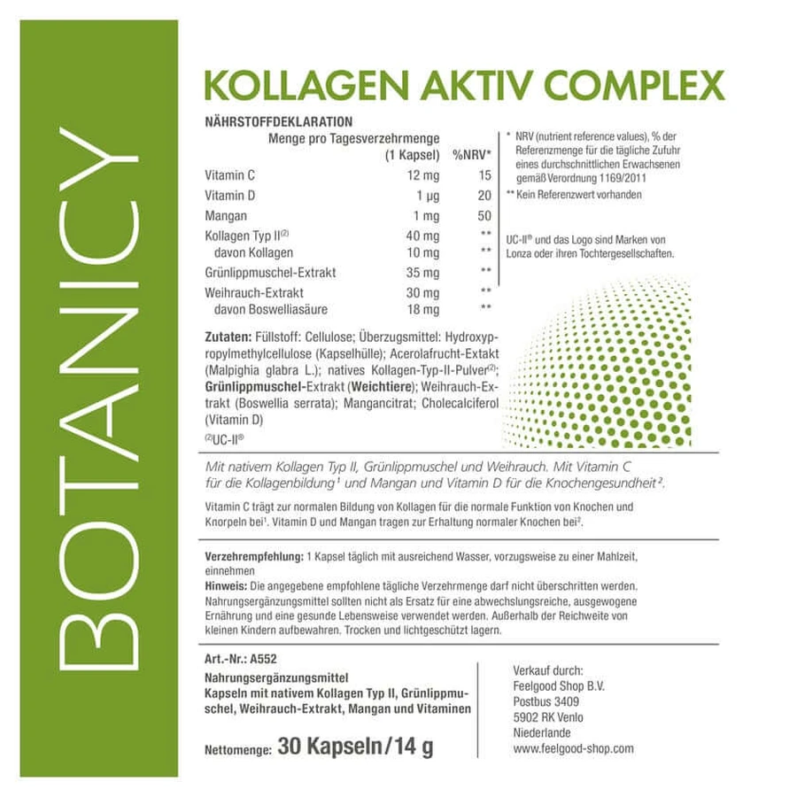 Botanicy KOLLAGEN Aktiv Complex 30 St 30 St