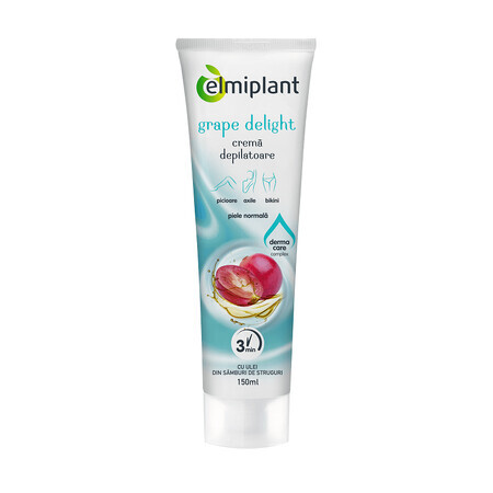 Hair removal cream for normal skin Grape Delight, 150 ml, Elmiplant