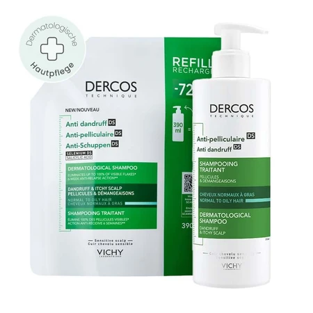 Vichy Anti-Pelliculaire Sh. Grasse + Recharge 1 Set