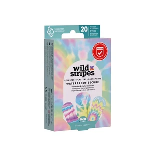 Plaster wodoodporny Wild Stripes - Rainbow Edition 20 szt.
