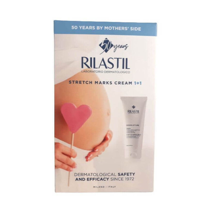 RILASTIL STRETCH MARKS - Cremepackung x 200 ml 1+1 GESCHENK EAN DIF