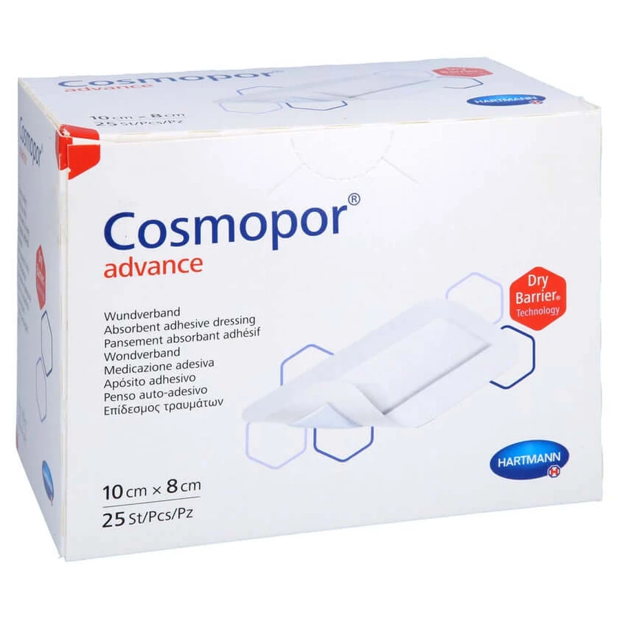 Cosmopor Advance wondverband 8x10 cm 25 st.