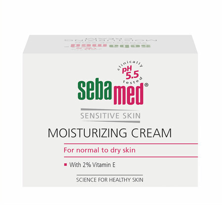 Crème dermatologique hydratante à la vitamine E, 75 ml, Sebamed