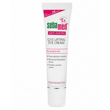 Crème dermatologique pour les yeux avec Q10 Anti-Age, 15 ml, Sebamed