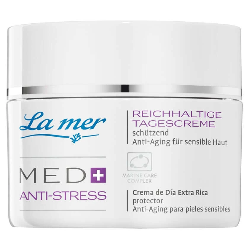 La mer MED+ ANTI-STRESS Rijke Dagcrème zonder parfum 50 ml