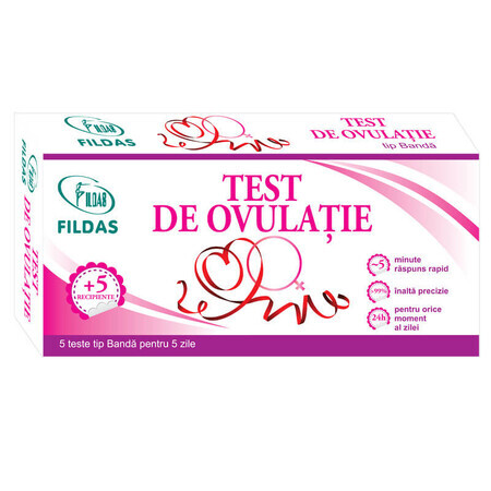 Bandelettes de test d'ovulation type x 5 pcs FILDAS