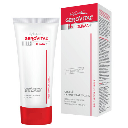 Gerovital H3 Derma+ Crème Dermo-Réparatrice, 50 ml, Farmec