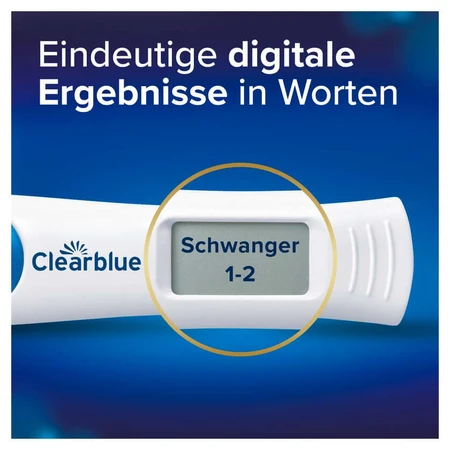 Clearblue Test de sarcină digital cu cuvinte și determinare săptămânală 1 buc