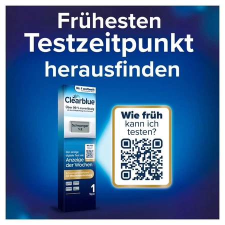 Clearblue Test de sarcină digital cu cuvinte și determinare săptămânală 1 buc