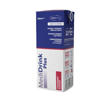 Medidrink Plus Aardbei x 200ml