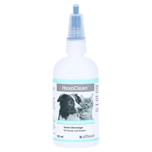 Hexoclean Zure oorreiniger voor honden en 150 ml