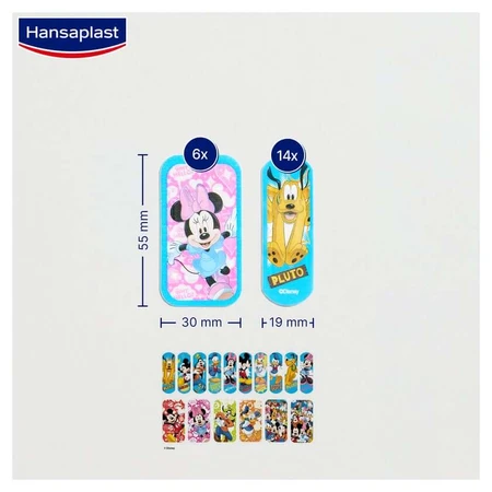Hansaplast children's plaster strips Mickey 20 pcs