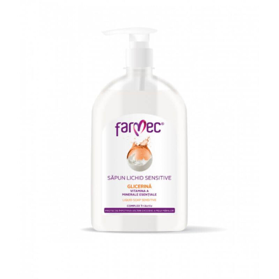 Savon liquide pour les personnes sensibles 500ml, Farmec 