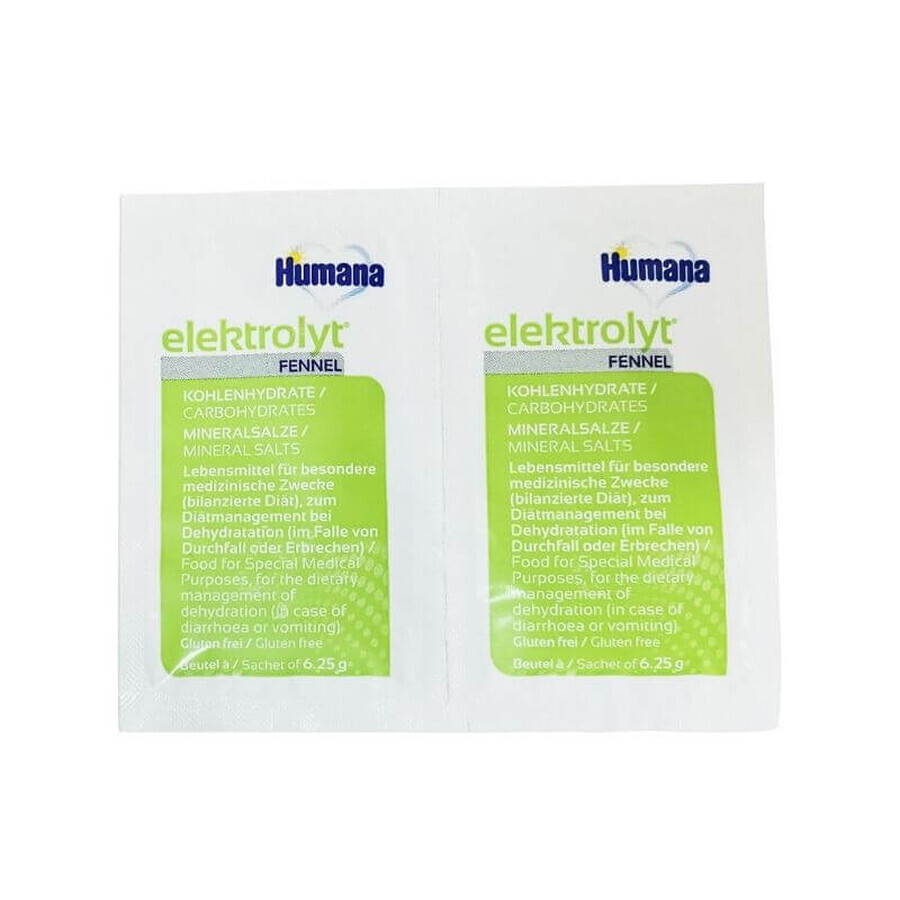 HUMANA Elektrolyt Fenchel 2x6,25g