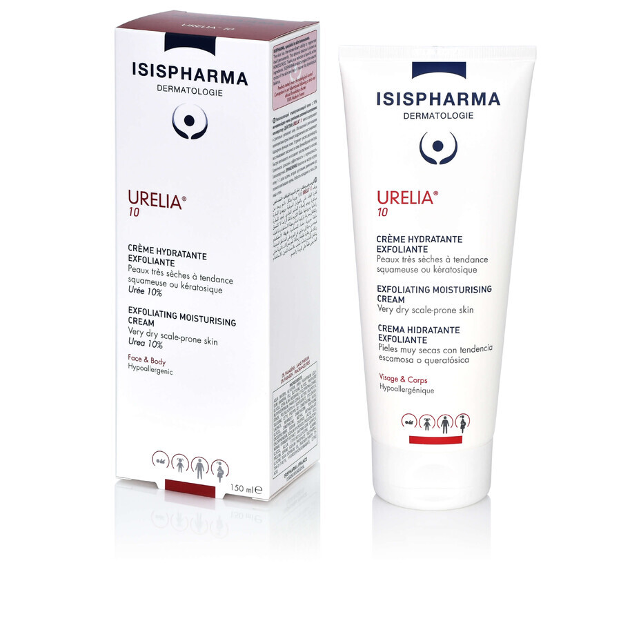 Urelia 10 crema emolliente per pelli molto secche, 150 ml, IsisPharma