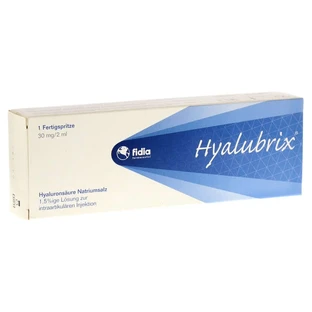 Roztwór Hyalubrix do wstrzykiwań, tj. gotowy do użycia 1X2 ml