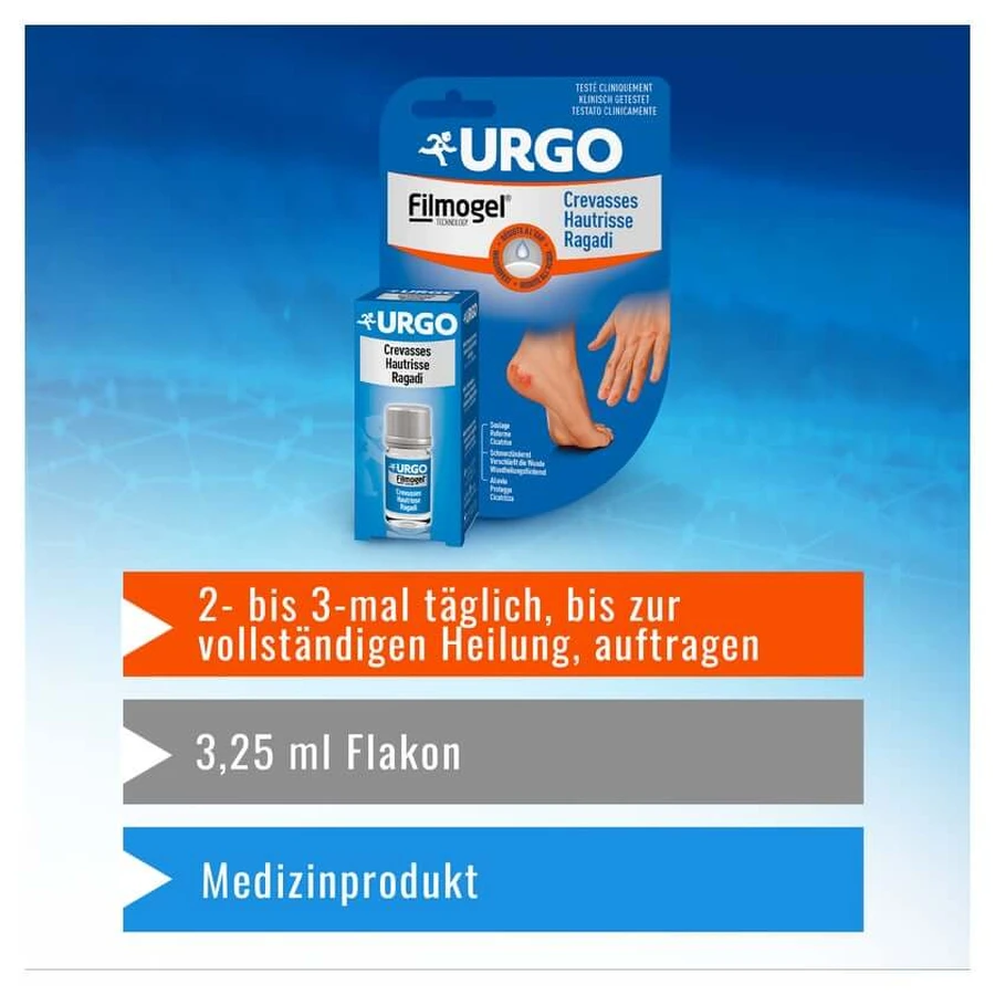 URGO huidtranen vloeibare pleister 3,25 ml 1 st