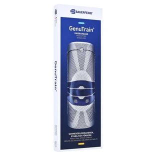 Bauerfeind GenuTrain knee support, size 4, black 1 pc