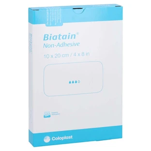 Biatain Schaumverband 10x20 cm nicht haf 5 St