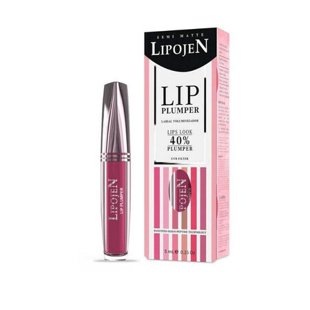 Flüssiger Lippenstift Nr. 5, Rosa Liebe, Lipojen