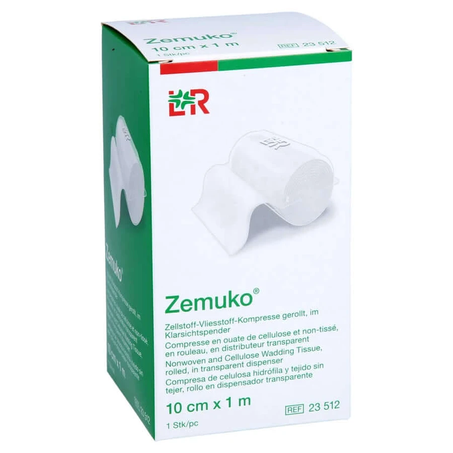 Zemuko kompres włókninowy w rolce 10 cmx1 1 szt.: ceny i cechy