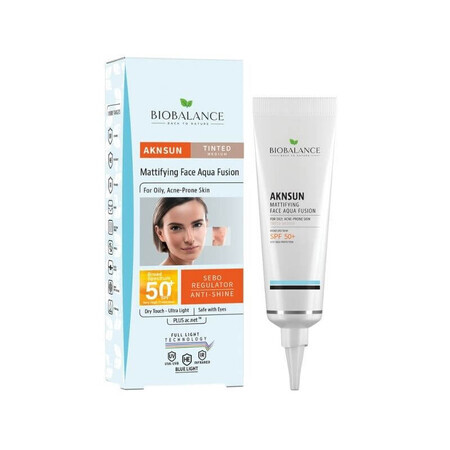 Crème solaire SPF 50+, Medium, 40ml, Bio Balance