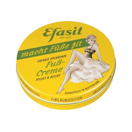 Crème énergisante pour les pieds, 75ml, Efasit Retro