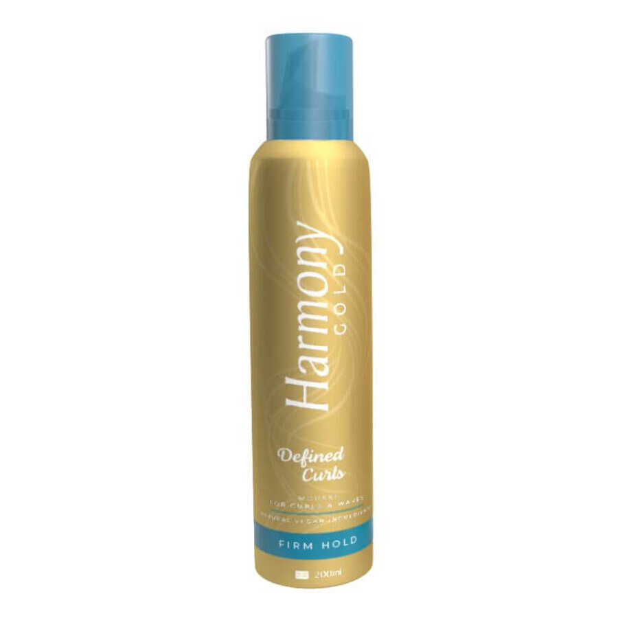 HARMONY Gold Hair Mousse Defined Curls 200ml