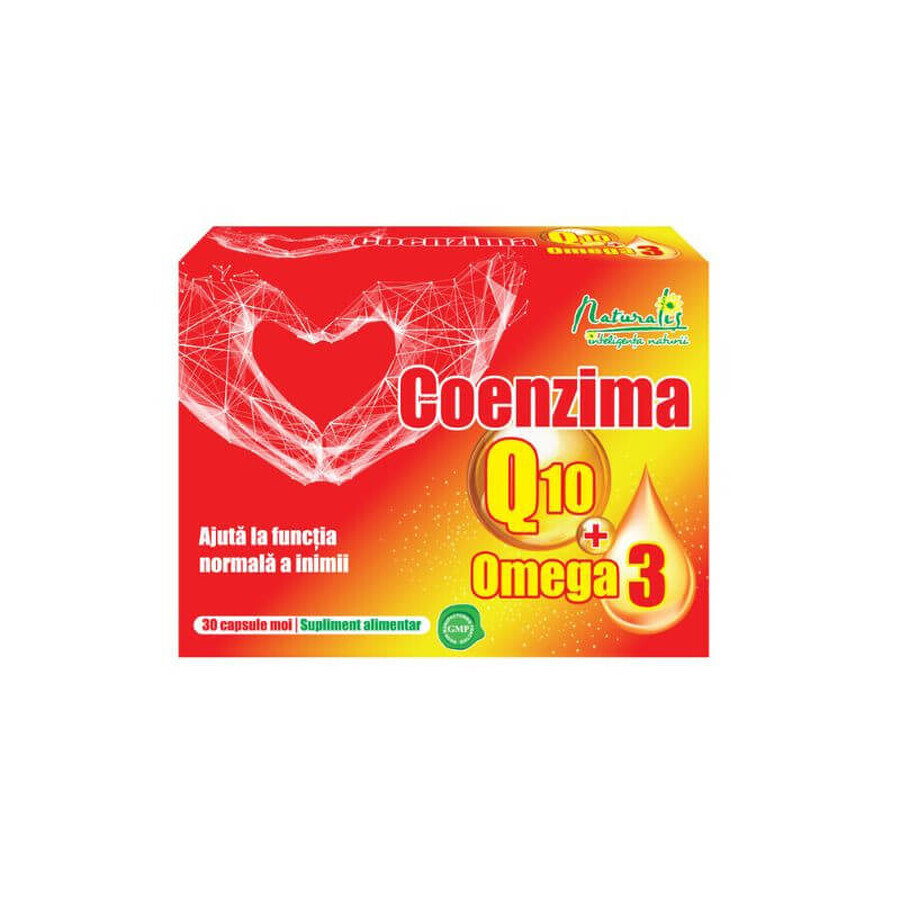 Naturalis Co-enzym Q10 + Omega 3 x 30 cps.