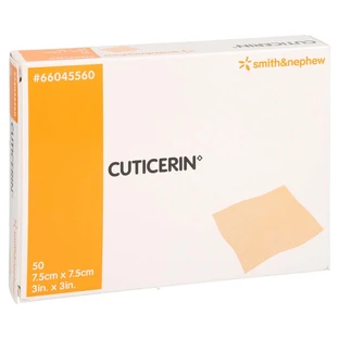 Cuticerin 7,5x7,5 cm gauze with ointment 50 pcs.