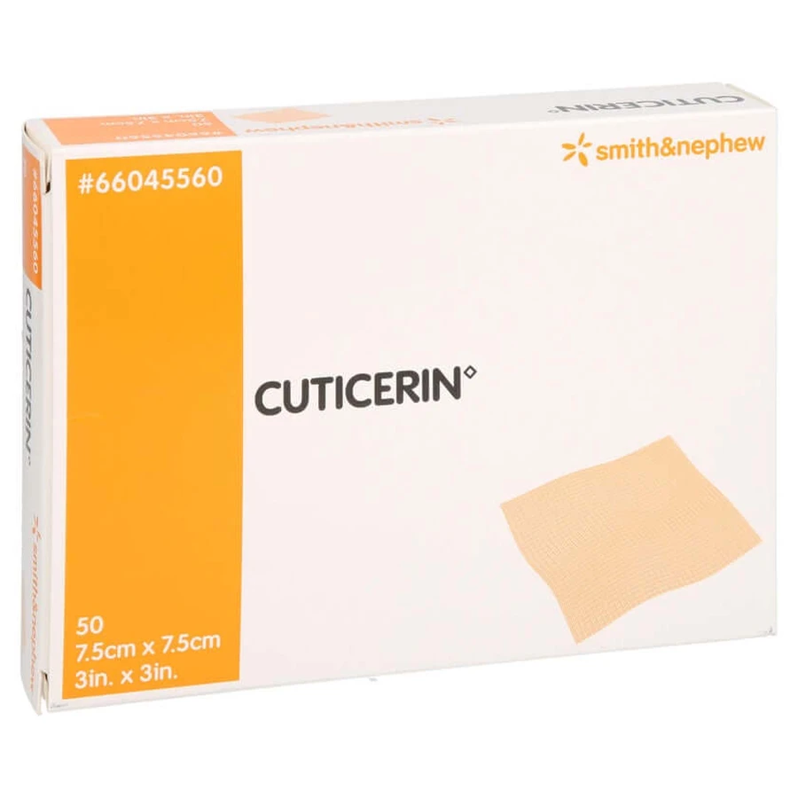 Cuticerin 7,5x7,5 cm gauze with ointment 50 pcs.