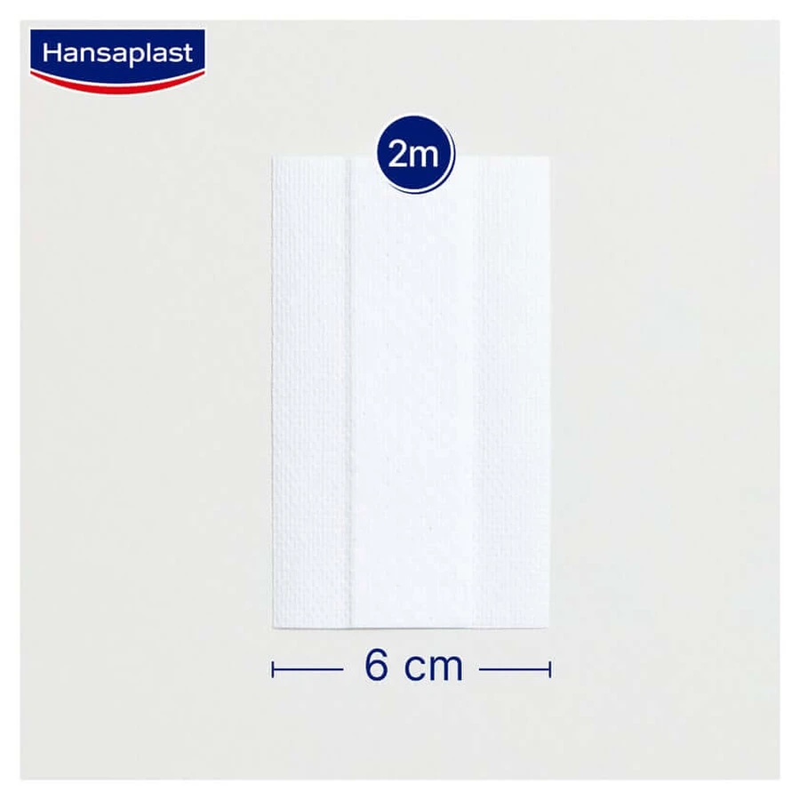 Hansaplast Sensitive pleister 2m x 6cm 1 st