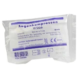 Oogkompressen 5,8x7 cm steriel 10 st.