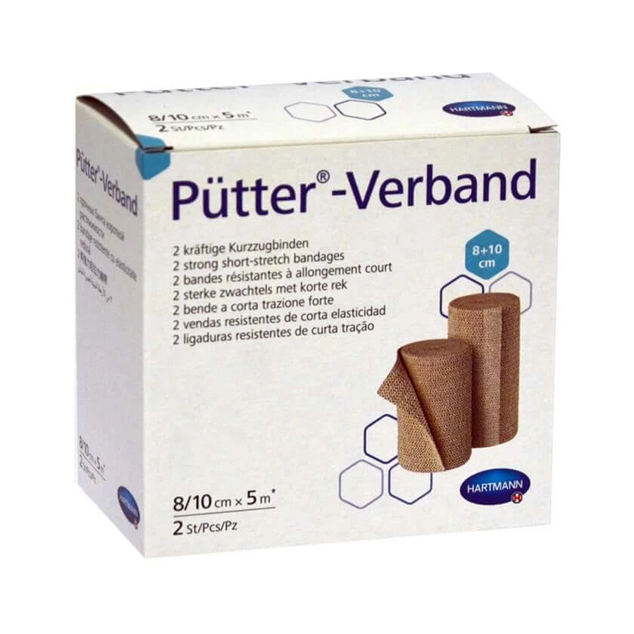 Pütter bandaj 8/10 cmx5 m 2 buc
