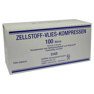 Kompresy z włókniny celulozowej niesterylne 10x1 100 szt.