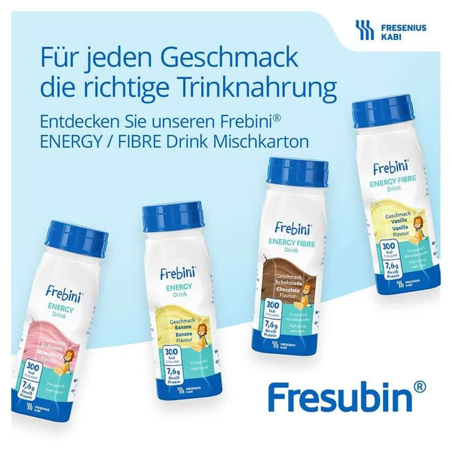 Frebini Energy Fibre Trinknahrung Vanille 4X200 ml