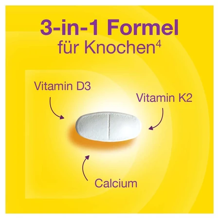 VIGANTOLVIT Vitamine D3 K2 Calcium 2X60 stuks.