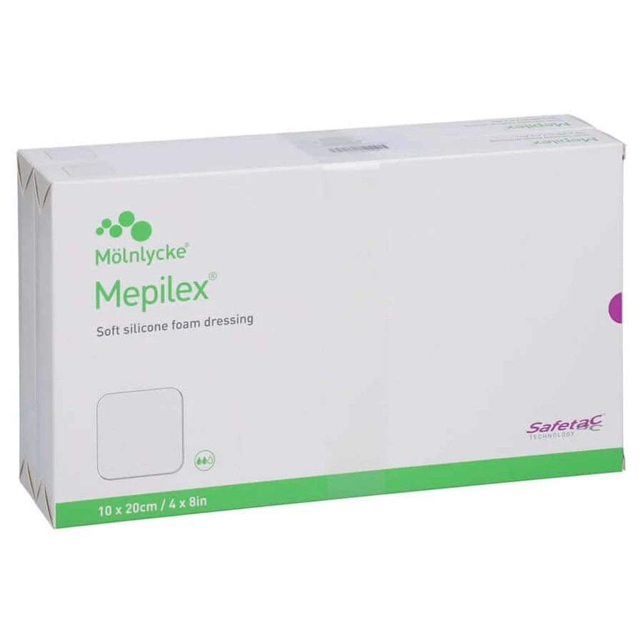 Mepilex 10x20 cm schuimverband 10 stuks.