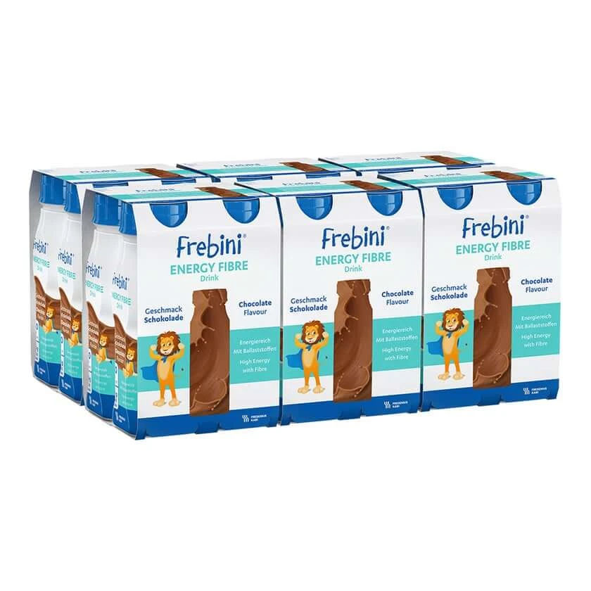 Frebini Energie Vezel Drinkvoeding Chocolade 6X4X200 ml